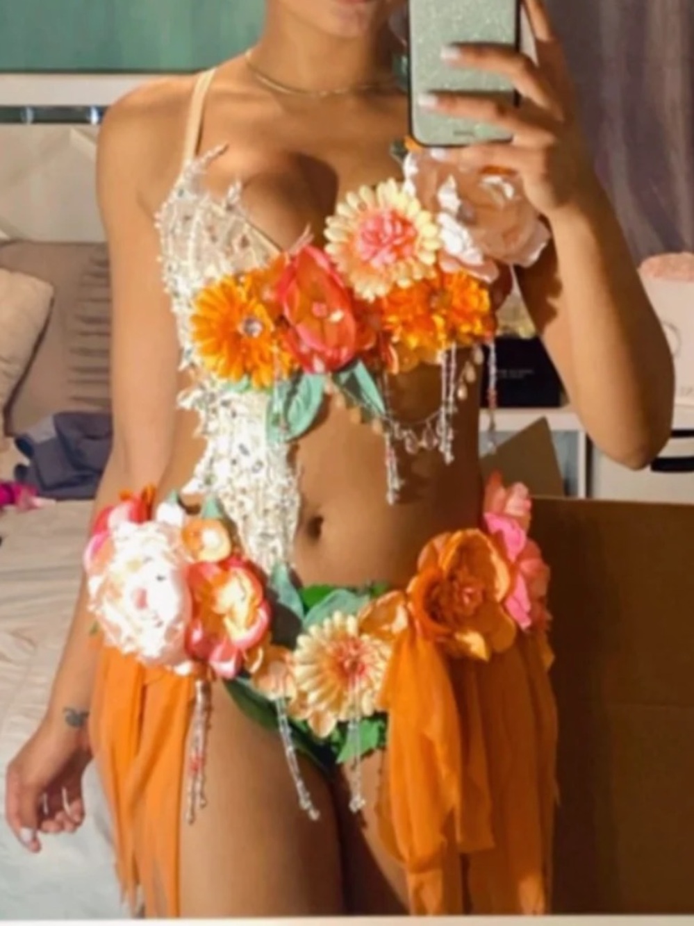 Fairy costume skirt monokini - Picture 6 of 9